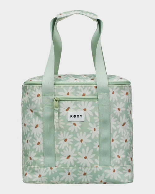 ROXY Water Effect Cooler Bag Green Floral
