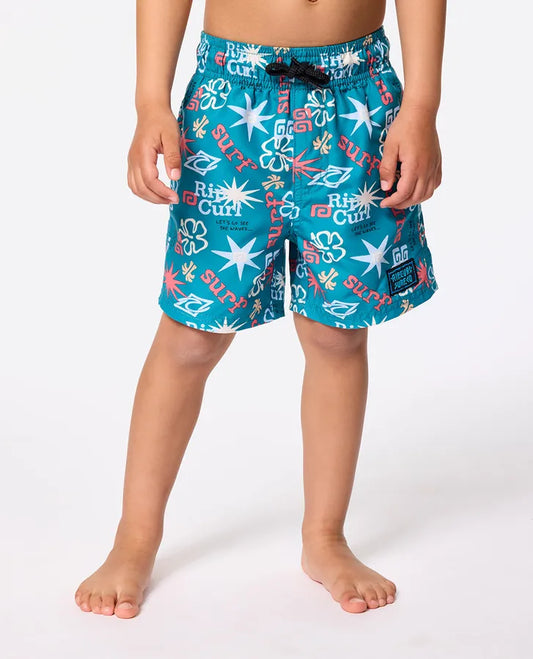 RIP CURL Groms Wave Dayz Boardshort 1-8 years