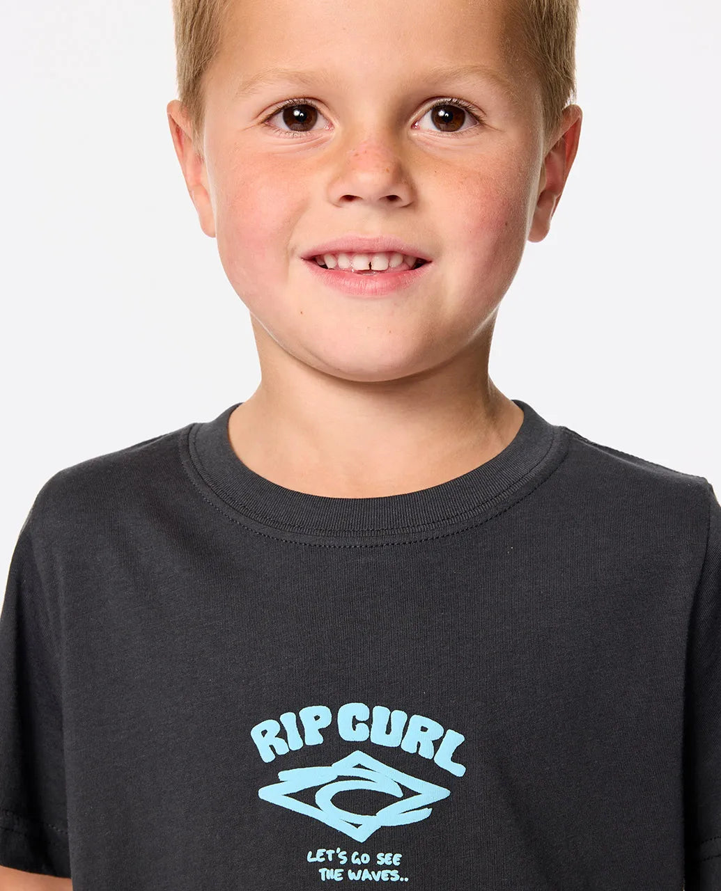 Rip Curl Wave Dayz Logo Tee Boys 1-8 years