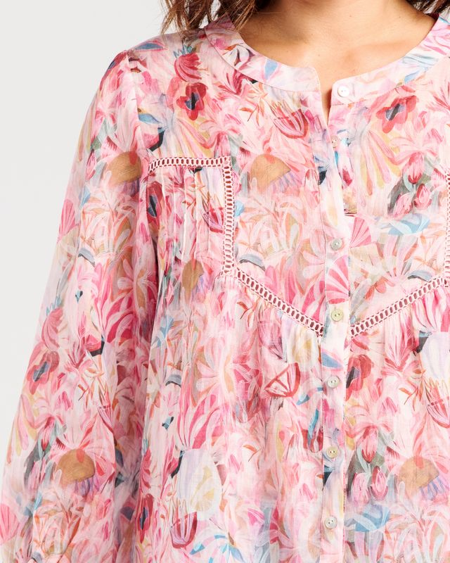 ZAFINA Willa Blouse Floral Haze