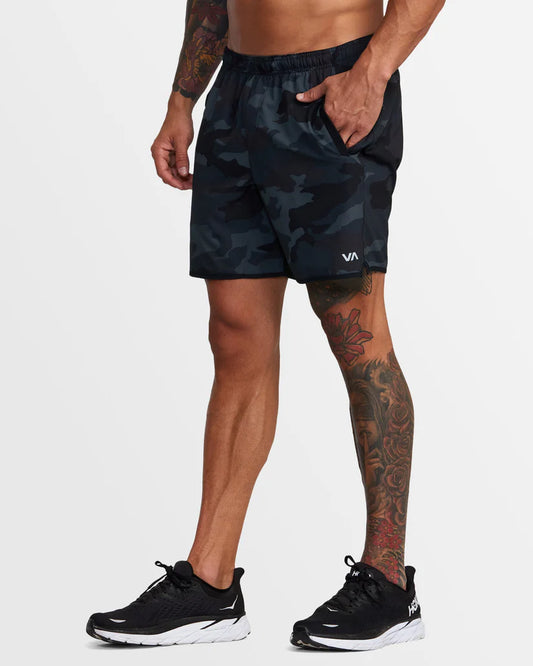 RVCA Yogger Stretch Short 17inch Camo