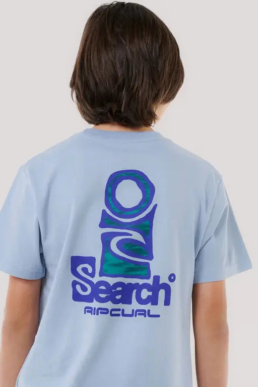 Rip Curl Search Stack Tee Boys Spray Blue 8-16 years