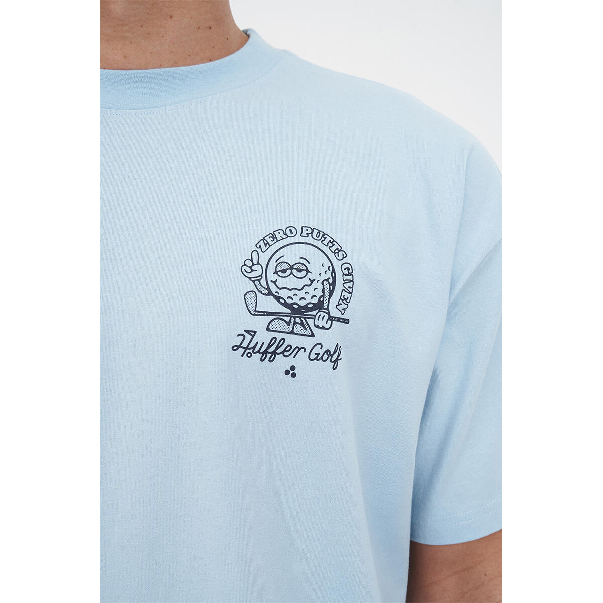 HUFFER GOLF Zero Putts Tee Ice Blue